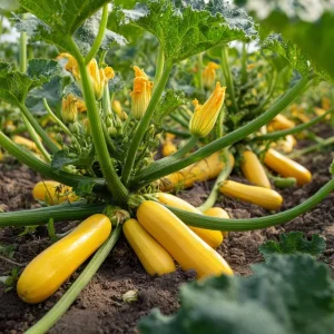 Golden Zucchini Squash Seeds - Heirloom Cucurbita pepo - 25 Seeds - Image 3