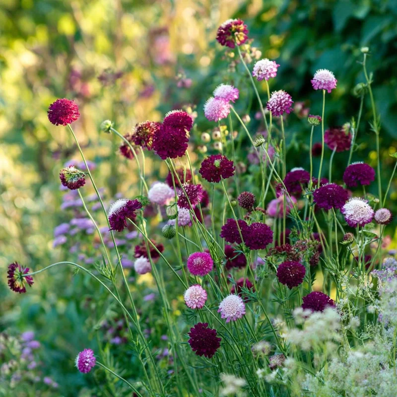 Imperial Pincushion Flower Seeds – 50 Heirloom Scabiosa Atropurpurea – Gardens & Cut Flowers - Image 6