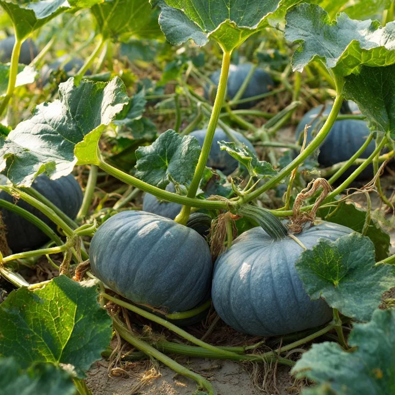 Jarrahdale Pumpkin Seeds – 10 Heirloom Blue-Green Cucurbita Maxima Seeds - Image 3