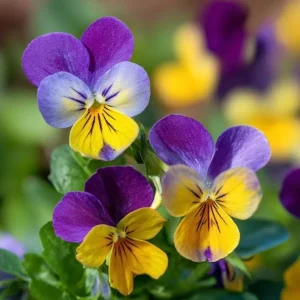 Johnny Jump Up Seeds Viola Tricolor Helen Mount - 120 Seeds for Colorful Garden Blooms - Image 2