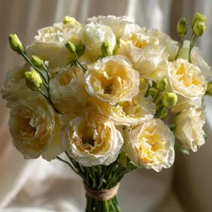 Lisianthus Seeds - Voyage 2 Yellow, 25 Seeds, Soft Apricot Double Ruffled Blooms - Image 3