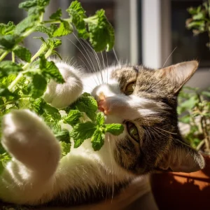 Organic Catnip Seeds Nepeta cataria - 300 Seeds - Fragrant Herb, Pollinator Friendly - Image 1