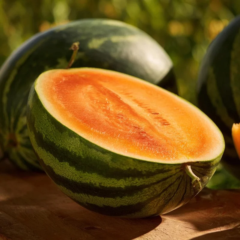 Organic Tendersweet Orange Watermelon Seeds – Heirloom, Juicy, 15 Seeds - Image 3