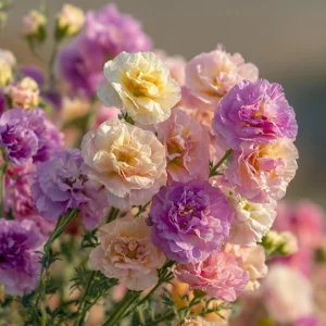 Pastel Mix Stock Flower Seeds - 25 Seeds, Sweet-Scented Edible Blooms - Image 2