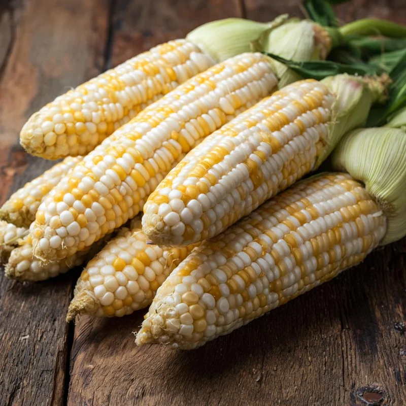 Peaches & Cream Sweet Corn Seeds - 30 Count, Early Maturing, Bi-Color - Image 1