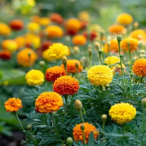 Petite French Marigold Seeds Mix - 300 Seeds, Multi-Color Blooms, Outdoor - Image 5