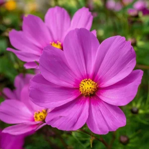 Pink Radiance Cosmos Seeds - 100 Count, Cosmos bipinnatus, Easy Grow Flower Seeds - Image 2