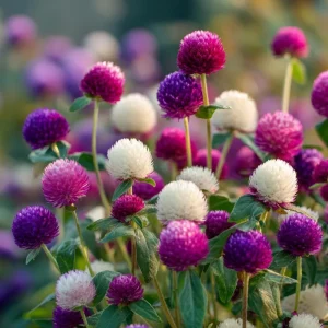 Purple Globe Amaranth Seeds - 50 Count | Long-Lasting Blooms for Cutting Gardens & Pollinators - Image 2