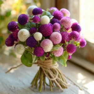 Purple Globe Amaranth Seeds - 50 Count | Long-Lasting Blooms for Cutting Gardens & Pollinators - Image 1