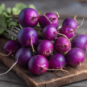 Purple Plum Radish Seeds - Heirloom Vegetable, 250 Seeds, Crisp Roots - Image 2