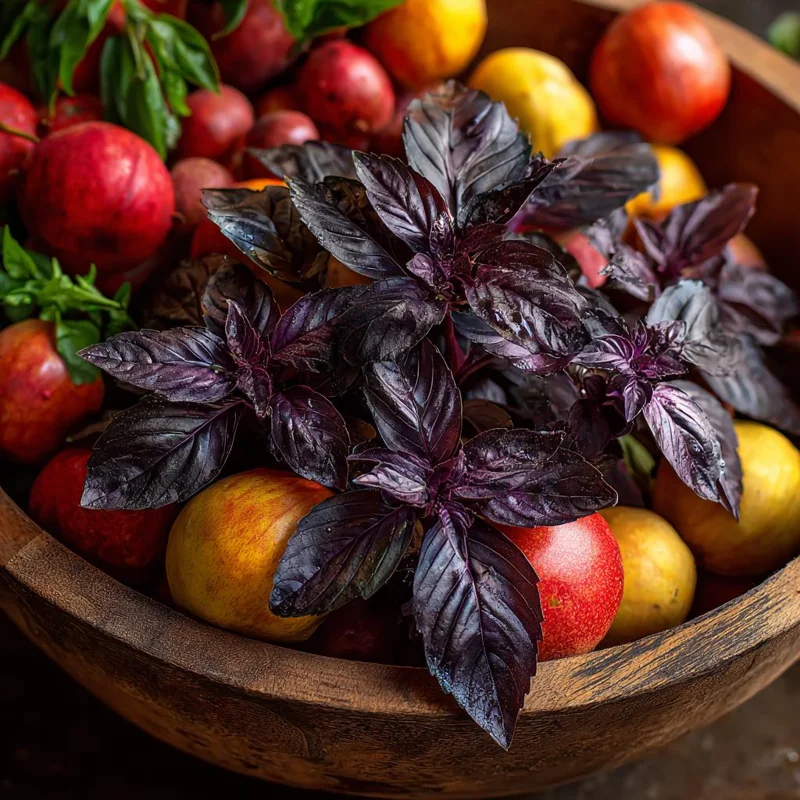 Purple Ruffles Basil Seeds - Heirloom Aromatic Herb, 150 Seed Packet, Outdoor - Image 5