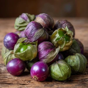 Purple Tomatillo Seeds - Heirloom Chinese Lantern, Physalis ixocarpa, 30 Seeds - Image 2