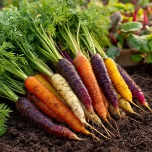Rainbow Carrot Seeds - Heirloom Mix - 150 Seeds - Colorful Garden Vegetable - Image 1