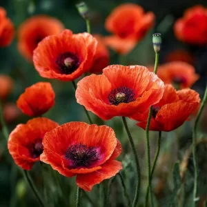 Red Corn Poppy Seeds - Papaver rhoeas - 500 Count - Bright Scarlet Blooms - Image 4