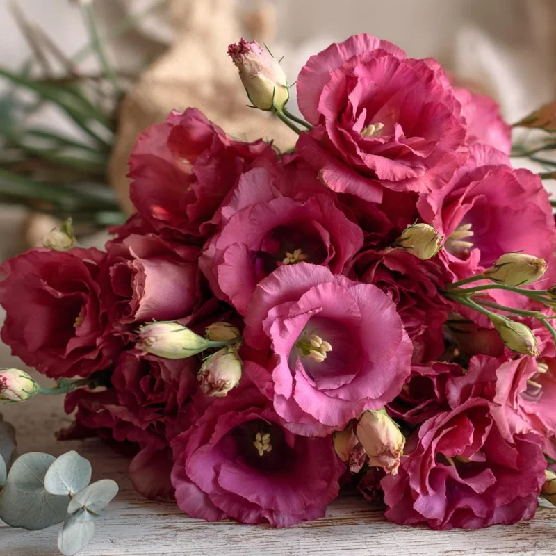 Red Lisianthus Seeds - Arena III F1 Eustoma Grandiflorum - 25 Seeds for Garden - Image 5