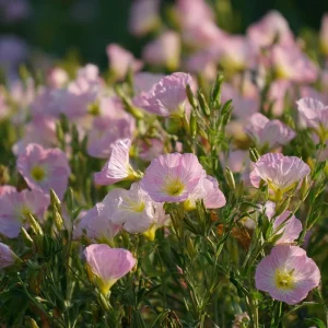 Showy Evening Primrose Seeds – 500 Count, Pink Fragrant Blooms, Perennial, Oenothera speciosa - Image 1