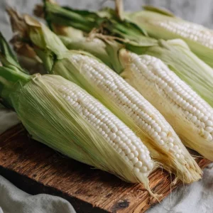 Silver Queen Sweet Corn Seeds - Heirloom, Tender & Sweet (50 Seeds) - Image 1