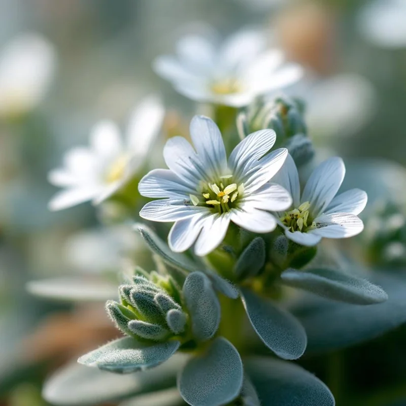 Snow in Summer Seeds - Cerastium Tomentosum - 500 Seeds - Silvery Groundcover Perennial - Image 2