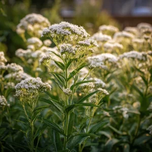 Snow White Boneset Seeds - Eupatorium Perfoliatum - 200 Seeds for Pollinator Gardens - Image 2