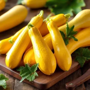 Straightneck Summer Squash Seeds - Heirloom 'Prolific Straightneck' - 50 Seeds - Outdoor Vegetable Garden - Image 1