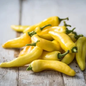 Sweet Banana Pepper Seeds - 25 Heirloom Seeds for Mild, Sweet Peppers - Image 1