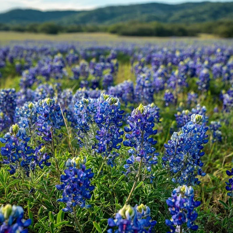 Texas Bluebonnet Seeds - 50 Lupinus texensis Wildflower Seeds for Outdoor Gardens - Image 4