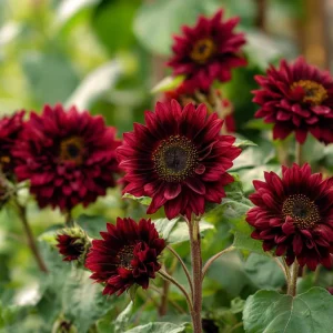 Velvet Queen Sunflower Seeds 25 Count - Heirloom Helianthus annuus for Gardens - Image 2