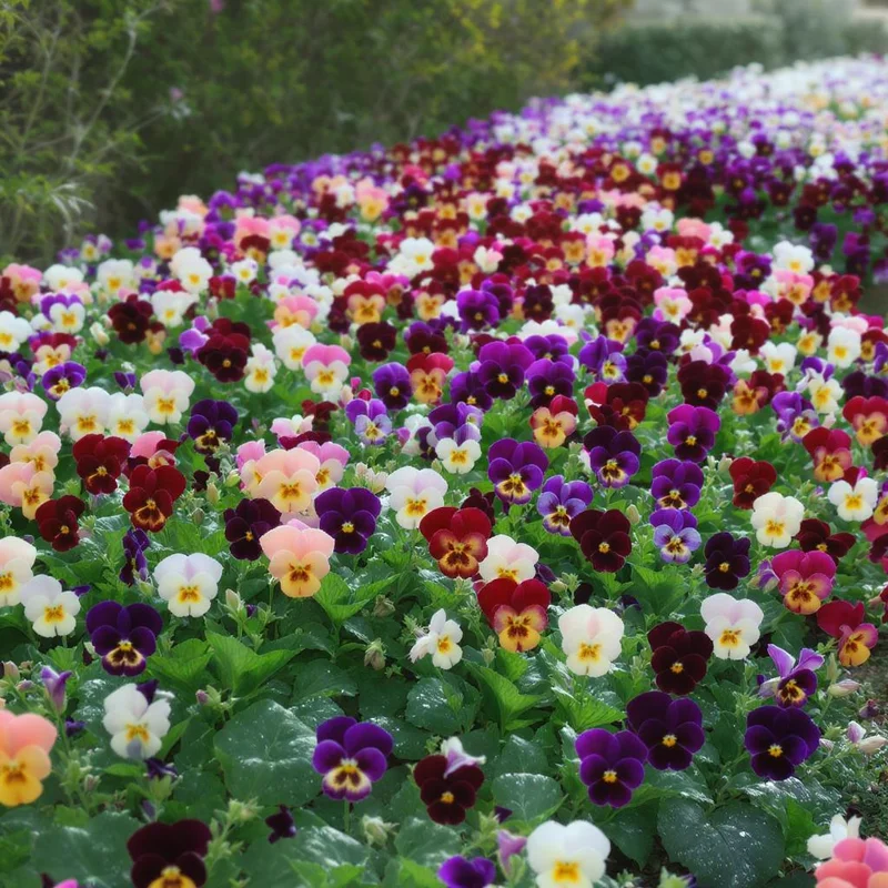 Viola Sorbet Series Mix Seeds - Multicolor Flowers, 25 Seeds, Outdoor - Image 4