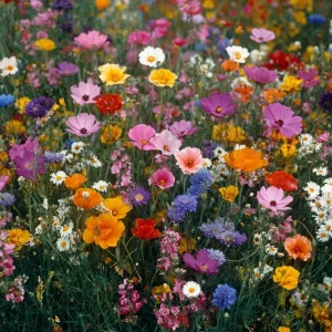 Wildflower Seeds Meadow Mix - 1000 Perennial & Annual Seeds for Pollinators - Image 1