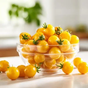 Yellow Gooseberry Tomato Seeds - Sweet Heirloom Cherry Tomato, 25 Seeds, Outdoor - Image 1