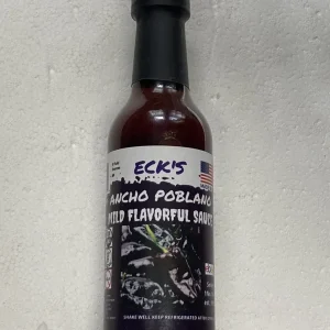 Ancho Poblano Pepper Sauce - Mild, Flavorful, 5 oz Bottle - Image 1