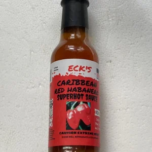 Caribbean Red Habanero Hot Sauce 5 oz Bottle - Super Hot Pepper Sauce - Image 1