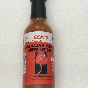 Carolina Reaper Hot Sauce - Extreme Super Hot Pepper Sauce 5 oz Bottle - Image 1