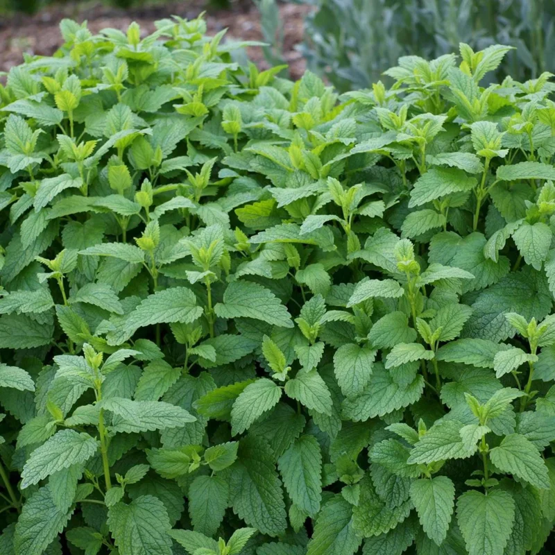 Lemon Balm Live Plant - 4 inch Tall Starter Perennial Herb for Tea & Cooking - Image 2