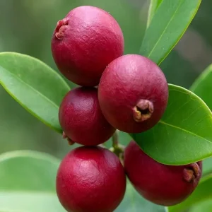 Strawberry Guava Live Plant – 4 inch Pot – Tropical Fruit Shrub - Image 1