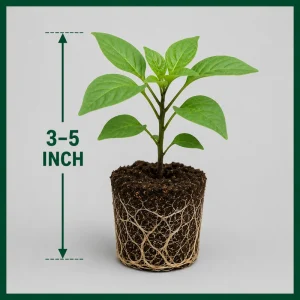 YELLOW JAMAICA SCOTCH BONNETS CHILI LOT OF 3 Super Hot Pepper LIVE PLANTS - Image 2