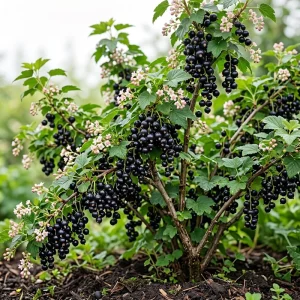 Black Currant Live Plant - Cold Hardy Berry Shrub, 6-12" Tall, Zone 3-8 Outdoor - Image 1