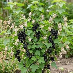 Consort Black Currant Live Plant - 6-12" Tall Dormant Shrub - Cold Hardy Zone 3-8 - Image 1
