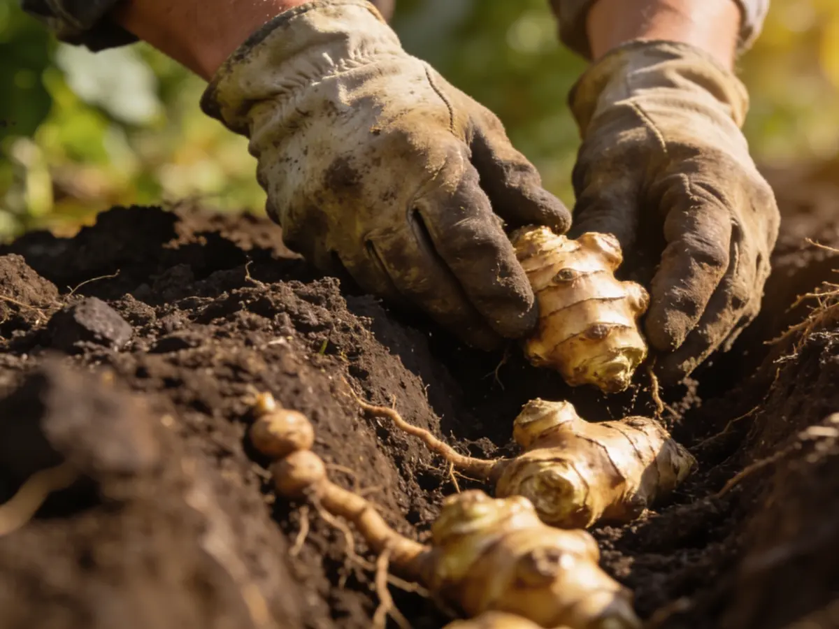 growing Jerusalem Artichoke from tubers