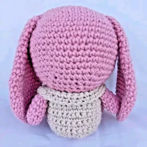 Handmade Crochet Bunny Rabbit Amigurumi Soft Stuffed Animal Toy 7 inch - Image 5