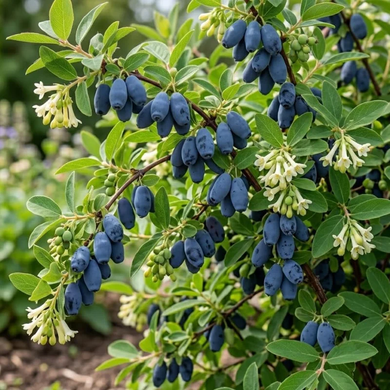 Haskap Berry Live Plant - Cold Hardy Blue Honeysuckle Bush, 6-12" Tall, Dormant Bare Root - Image 2