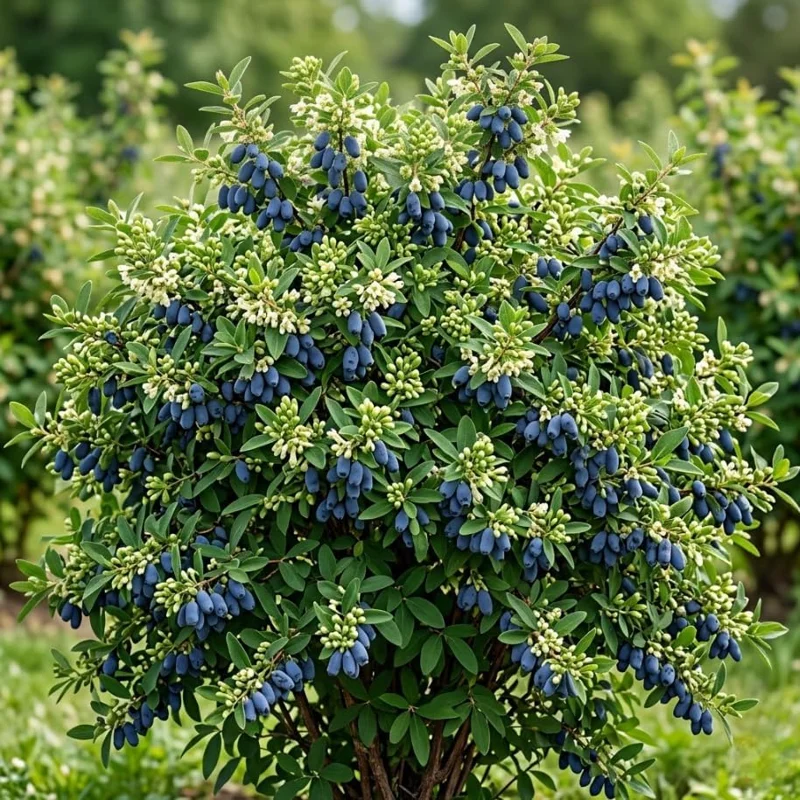 Haskap Berry Live Plant - Cold Hardy Blue Honeysuckle Bush, 6-12" Tall, Dormant Bare Root - Image 3