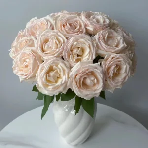 Kaoruno Rose Live Plant - Creamy Yellow Double Blooms, 130 cm Tall, Fragrant - Image 1