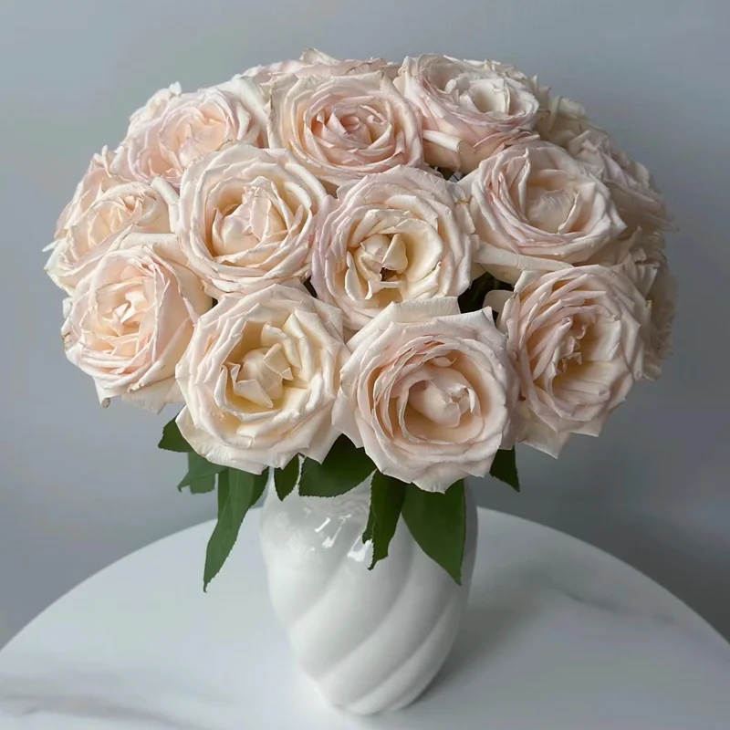Kaoruno Rose Live Plant - Creamy Yellow Double Blooms, 130 cm Tall, Fragrant - Image 1