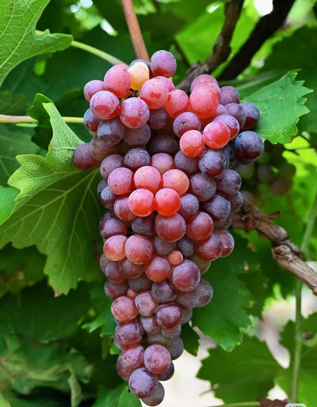 Muscat Hamburg Meiguixiang Grape Vine – Bare Root Plant for Outdoor Gardening - Image 1