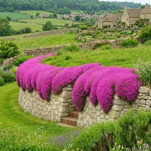 Pink Creeping Thyme Seeds - 50,000 Count, Fragrant Perennial Ground Cover - Image 4