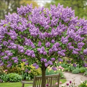 Purple Lilac Bush Live Plant - Vibrant Lavender Flowers, 4 inch Pot, Outdoor - Image 3