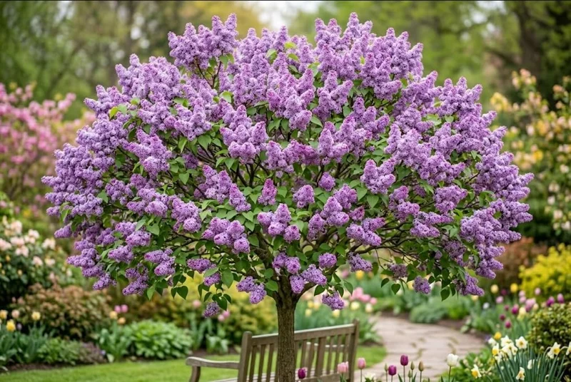 Purple Lilac Bush Live Plant - Vibrant Lavender Flowers, 4 inch Pot, Outdoor - Image 3