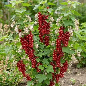 Red Currant Live Plant - Fruiting Shrub, 6-12