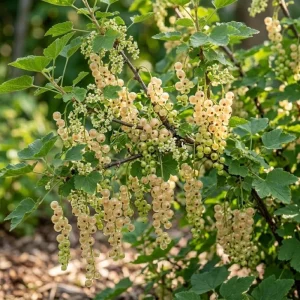 White Currant Live Plant - Cold Hardy Fruiting Shrub for Garden, 6-12